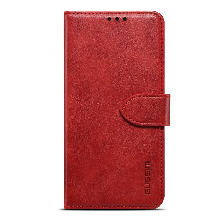 For iPhone Air GUSSIM Magnetic Horizontal Flip Leather Phone Case(Red) by GUSSIM