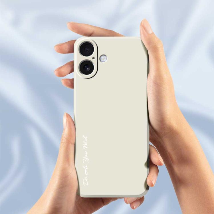 For iPhone 17 Do As You Wish A1440 Fine Hole Straight Edge Silicone Phone Case(Black) by Do As You Wish