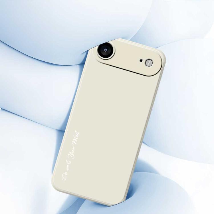 For iPhone Air Do As You Wish A1440 Fine Hole Straight Edge Silicone Phone Case(Black) by Do As You Wish