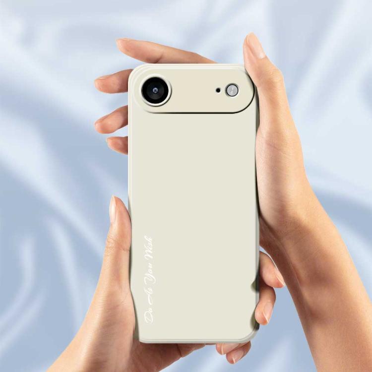 For iPhone Air Do As You Wish A1440 Fine Hole Straight Edge Silicone Phone Case(Black) by Do As You Wish