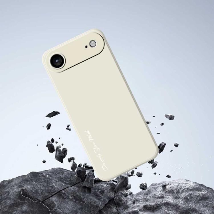 For iPhone Air Do As You Wish A1440 Fine Hole Straight Edge Silicone Phone Case(Black) by Do As You Wish