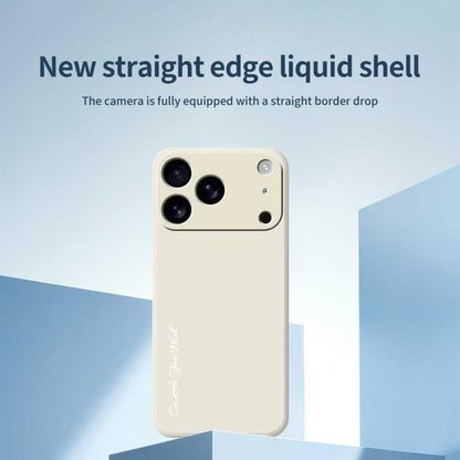 For iPhone 17 Pro Do As You Wish A1440 Fine Hole Straight Edge Silicone Phone Case(Green) by Do As You Wish
