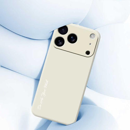 For iPhone 17 Pro Do As You Wish A1440 Fine Hole Straight Edge Silicone Phone Case(Green) by Do As You Wish