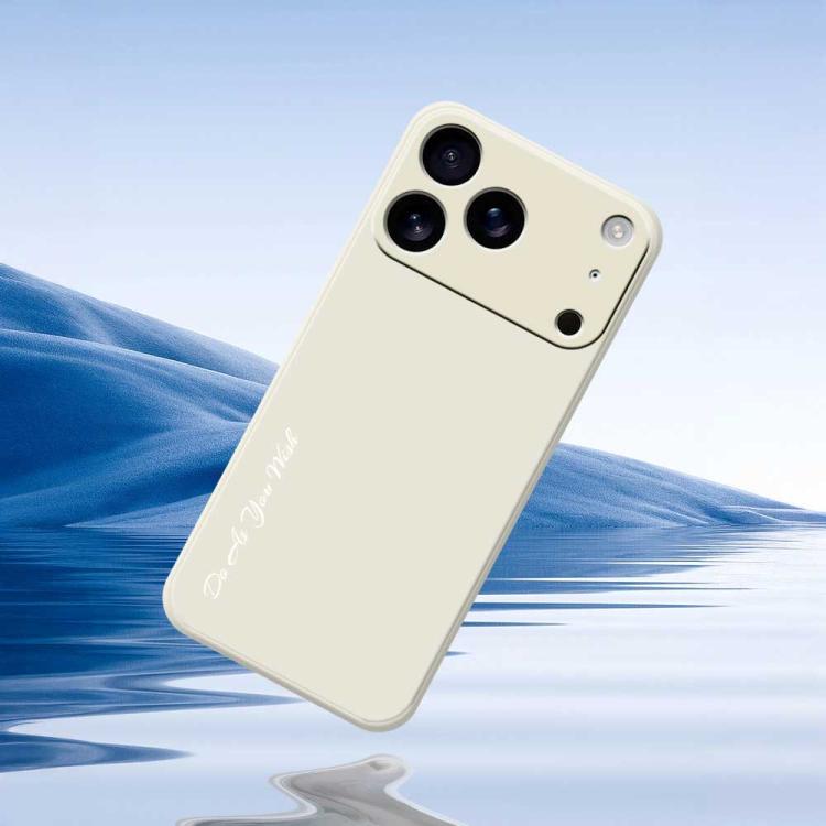 For iPhone 17 Pro Do As You Wish A1440 Fine Hole Straight Edge Silicone Phone Case(Green) by Do As You Wish