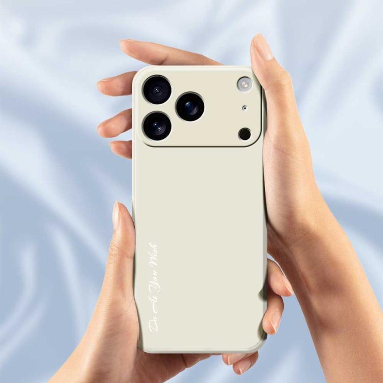 For iPhone 17 Pro Do As You Wish A1440 Fine Hole Straight Edge Silicone Phone Case(Purple) by Do As You Wish