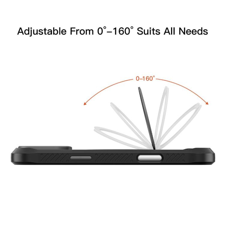 For iPhone 17 Pro Max Mutural Xuan Armor Series MagSafe Magnetic Holder Phone Case(Black) by Mutural