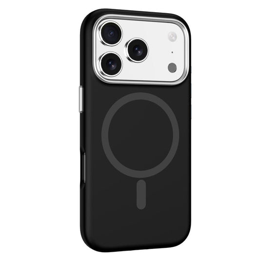 For iPhone 17 Pro Max Mutural Karen Series Liquid Silicone MagSafe Phone Case(Black) by Mutural