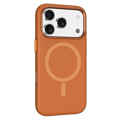 For iPhone 17 Pro Max Mutural Karen Series Liquid Silicone MagSafe Phone Case(Orange) by Mutural