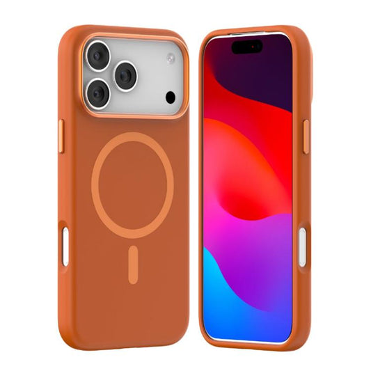 For iPhone 17 Pro Max Mutural Karen Series Liquid Silicone MagSafe Phone Case(Deep Blue) by Mutural