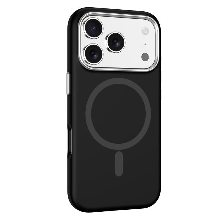 For iPhone 17 Pro Mutural Karen Series Liquid Silicone MagSafe Phone Case(Black) by Mutural