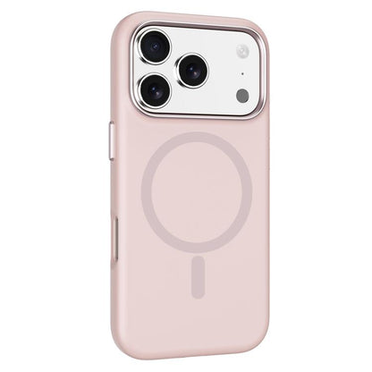 For iPhone 17 Pro Mutural Karen Series Liquid Silicone MagSafe Phone Case(Pink) by Mutural