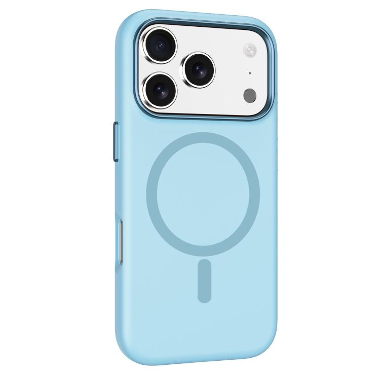 For iPhone 17 Pro Mutural Karen Series Liquid Silicone MagSafe Phone Case(Sky Blue) by Mutural