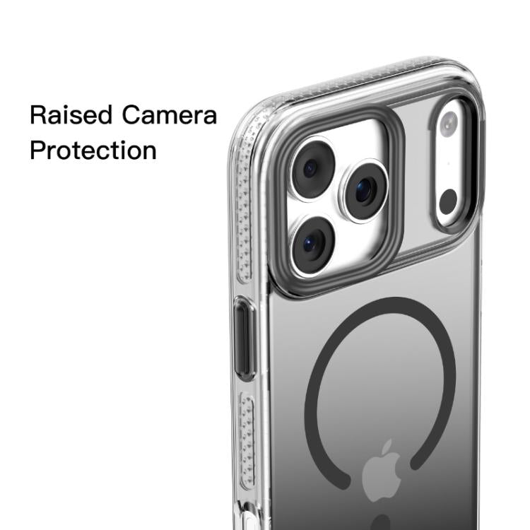 For iPhone 17 Pro Max Mutural Ice Series MagSafe Gradient Matte PC Hybrid TPU Phone Case(Orange) by Mutural