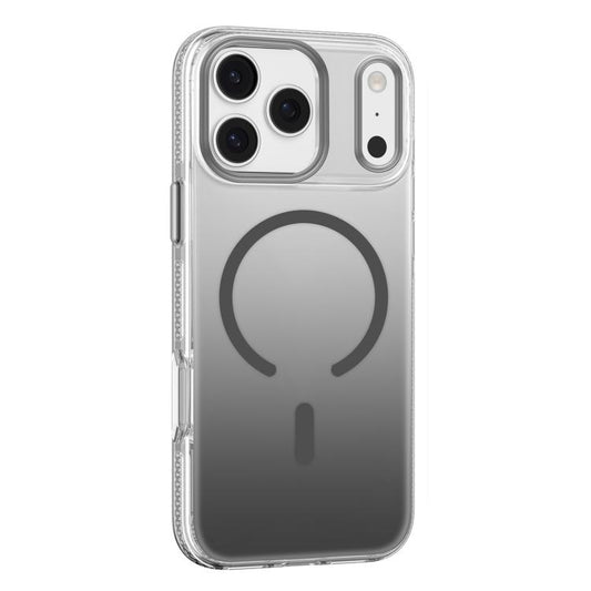For iPhone 17 Pro Max Mutural Ice Series MagSafe Gradient Matte PC Hybrid TPU Phone Case(Grey) by Mutural