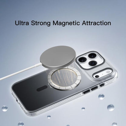 For iPhone 17 Pro Mutural Ice Series MagSafe Gradient Matte PC Hybrid TPU Phone Case(Grey) by Mutural