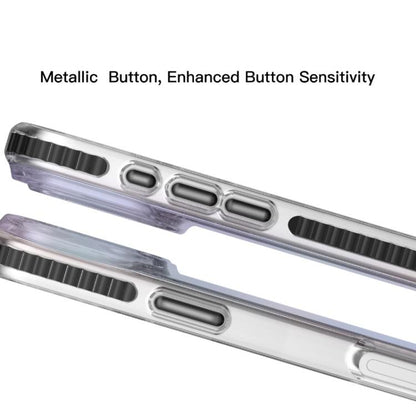 For iPhone 17 Pro Mutural Luggage Rainbow MagSafe Phone Case(Silver) by Mutural