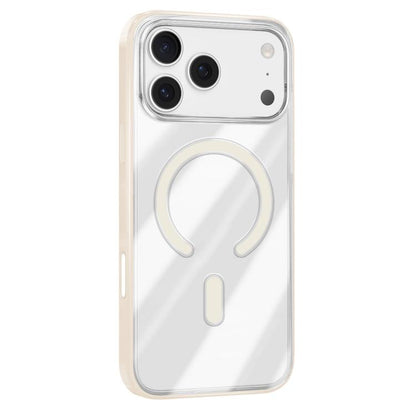 For iPhone 17 Pro Mutural Soft Mist Series MagSafe PC Hybrid TPU Phone Case(Beige) by Mutural