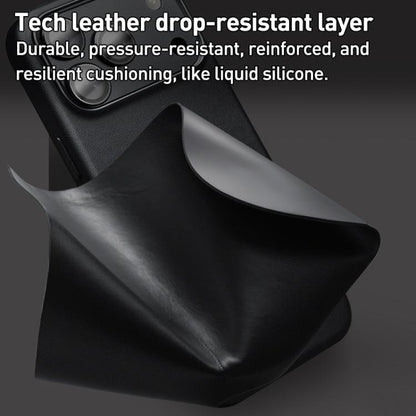 For iPhone 17 Pro QIALINO Technology Leather MagSafe Phone Case(Black) by QIALINO