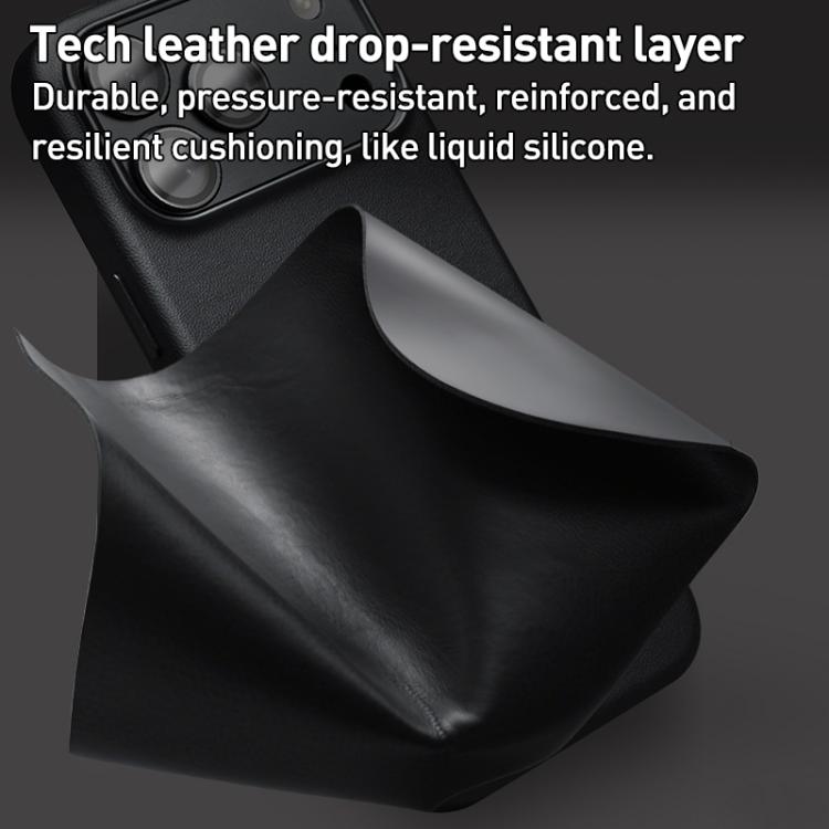 For iPhone 17 QIALINO Technology Leather MagSafe Phone Case(Black) by QIALINO