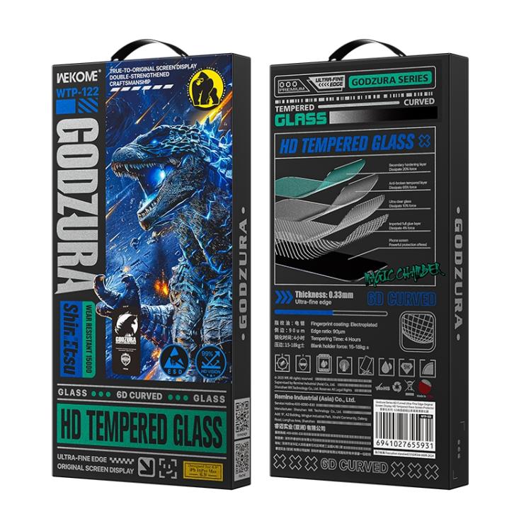 For iPhone Air WK WTP-122 6D Curved Ultra-Fine Edge HD Full-Screen Tempered Glass Film(Transparent) by WK