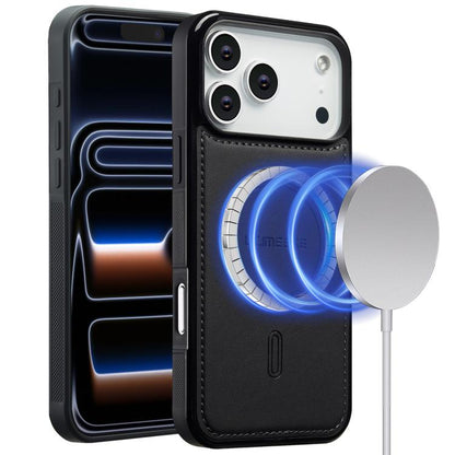 For iPhone 17 Pro Max LC.IMEEKE L6 Series MagSafe Magnetic Phone Case(Black) by LC.IMEEKE