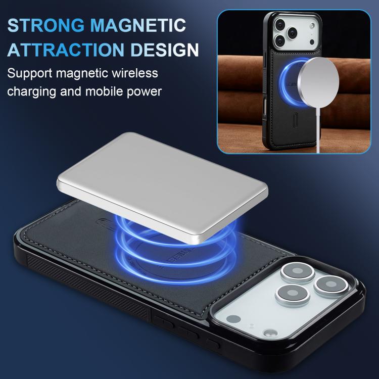 For iPhone 17 Pro Max LC.IMEEKE L6 Series MagSafe Magnetic Phone Case(Black) by LC.IMEEKE