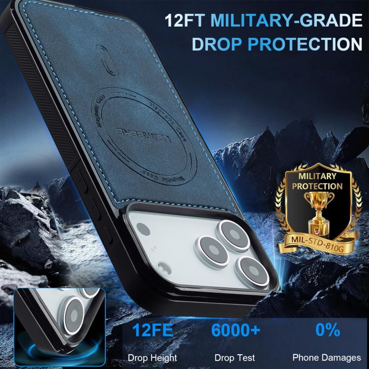 For iPhone 17 Pro Max LC.IMEEKE L6 Series MagSafe Magnetic Phone Case(Blue) by LC.IMEEKE