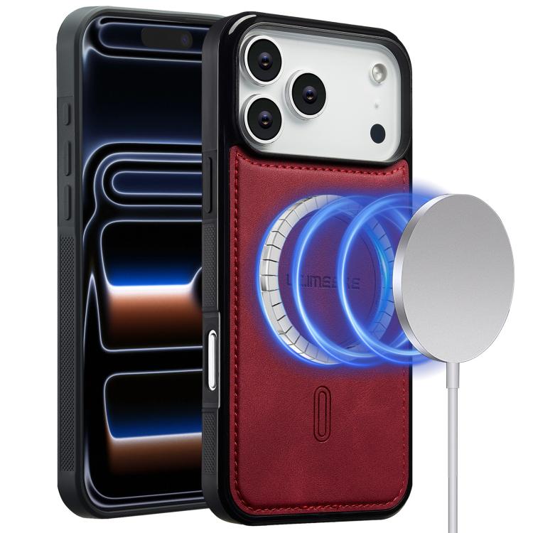 For iPhone 17 Pro Max LC.IMEEKE L6 Series MagSafe Magnetic Phone Case(Red) by LC.IMEEKE