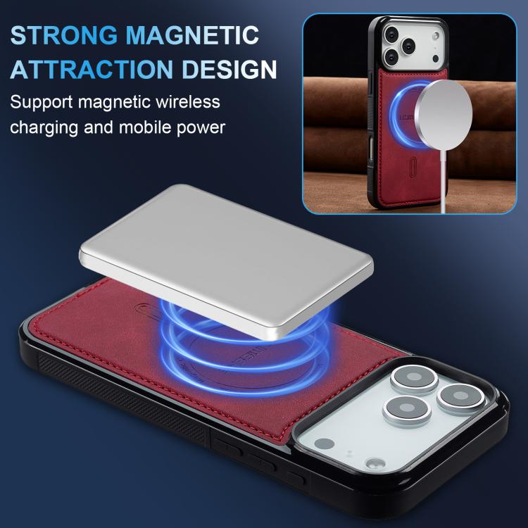 For iPhone 17 Pro Max LC.IMEEKE L6 Series MagSafe Magnetic Phone Case(Red) by LC.IMEEKE
