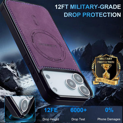 For iPhone 17 Pro LC.IMEEKE L6 Series MagSafe Magnetic Phone Case(Purple) by LC.IMEEKE