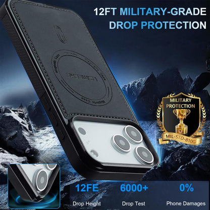 For iPhone 17 Pro LC.IMEEKE L6 Series MagSafe Magnetic Phone Case(Black) by LC.IMEEKE