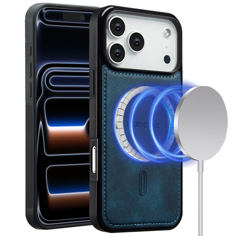 For iPhone 17 Pro LC.IMEEKE L6 Series MagSafe Magnetic Phone Case(Blue) by LC.IMEEKE