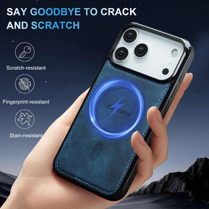 For iPhone 17 Pro LC.IMEEKE L6 Series MagSafe Magnetic Phone Case(Blue) by LC.IMEEKE