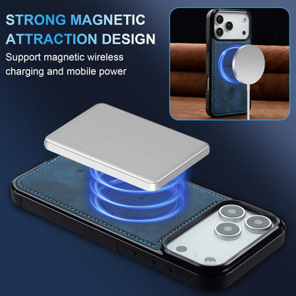 For iPhone 17 Pro LC.IMEEKE L6 Series MagSafe Magnetic Phone Case(Blue) by LC.IMEEKE