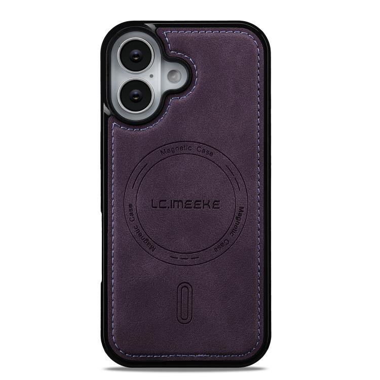 For iPhone 17 LC.IMEEKE L6 Series MagSafe Magnetic Phone Case(Purple) by LC.IMEEKE