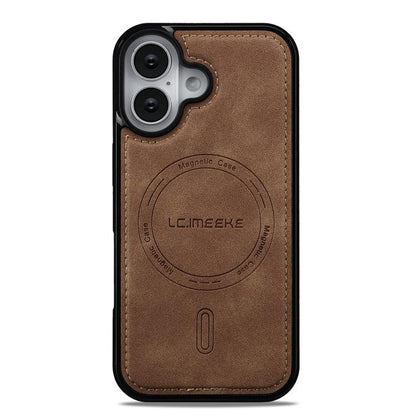 For iPhone 17 LC.IMEEKE L6 Series MagSafe Magnetic Phone Case(Brown) by LC.IMEEKE