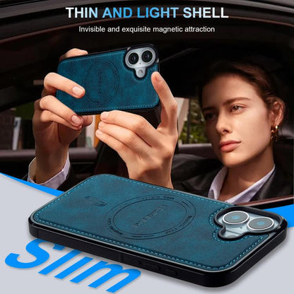 For iPhone 17 LC.IMEEKE L6 Series MagSafe Magnetic Phone Case(Blue) by LC.IMEEKE