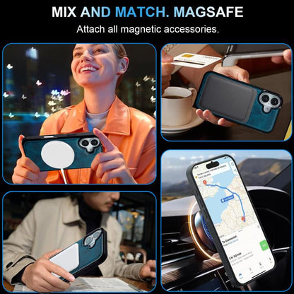 For iPhone 17 LC.IMEEKE L6 Series MagSafe Magnetic Phone Case(Blue) by LC.IMEEKE