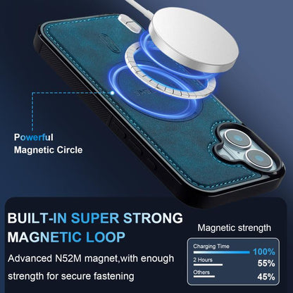 For iPhone 17 LC.IMEEKE L6 Series MagSafe Magnetic Phone Case(Blue) by LC.IMEEKE