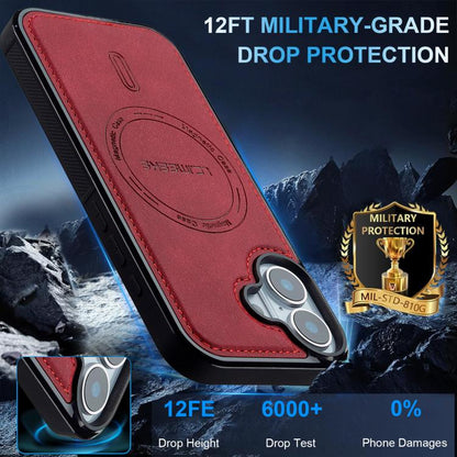 For iPhone 17 LC.IMEEKE L6 Series MagSafe Magnetic Phone Case(Red) by LC.IMEEKE