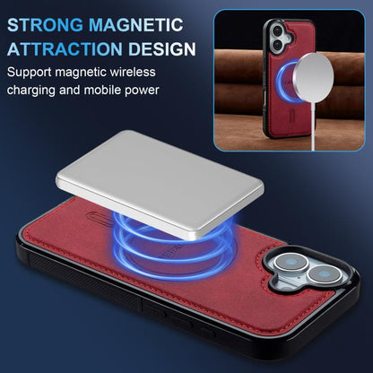 For iPhone 17 LC.IMEEKE L6 Series MagSafe Magnetic Phone Case(Red) by LC.IMEEKE
