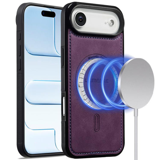 For iPhone Air LC.IMEEKE L6 Series MagSafe Magnetic Phone Case(Purple) by LC.IMEEKE