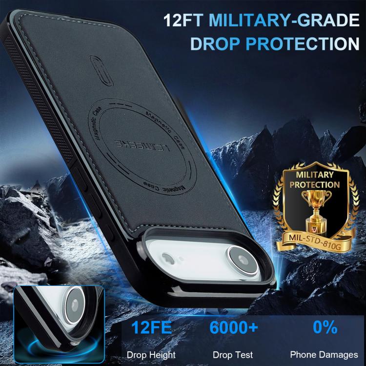 For iPhone Air LC.IMEEKE L6 Series MagSafe Magnetic Phone Case(Black) by LC.IMEEKE