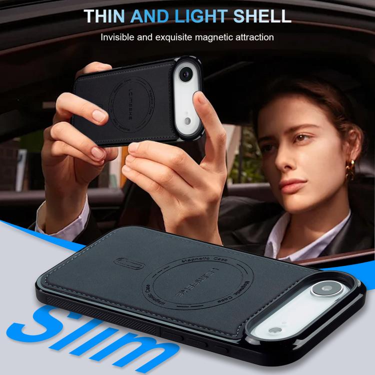 For iPhone Air LC.IMEEKE L6 Series MagSafe Magnetic Phone Case(Black) by LC.IMEEKE