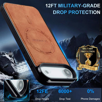 For iPhone Air LC.IMEEKE L6 Series MagSafe Magnetic Phone Case(Brown) by LC.IMEEKE