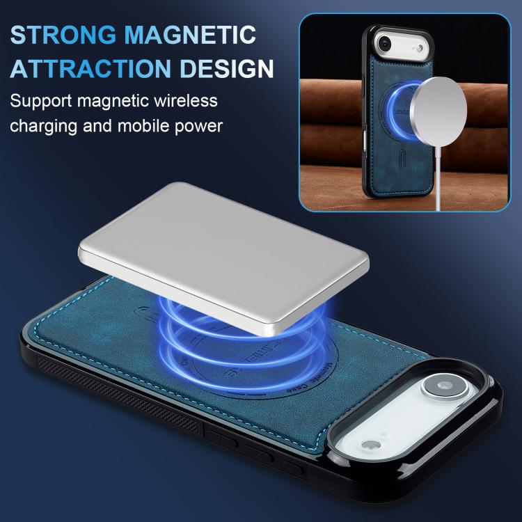For iPhone Air LC.IMEEKE L6 Series MagSafe Magnetic Phone Case(Blue) by LC.IMEEKE
