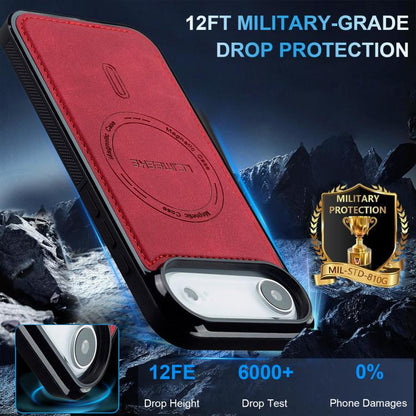 For iPhone Air LC.IMEEKE L6 Series MagSafe Magnetic Phone Case(Red) by LC.IMEEKE
