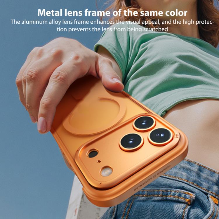 For iPhone 17 Pro Max MOMAX Airbag Shockproof MagSafe Phone Case(Orange) by MOMAX
