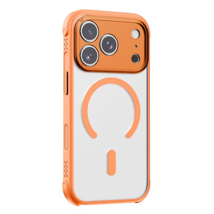 For iPhone 17 Pro Max MOMAX Airbag Shockproof MagSafe Phone Case(Orange) by MOMAX