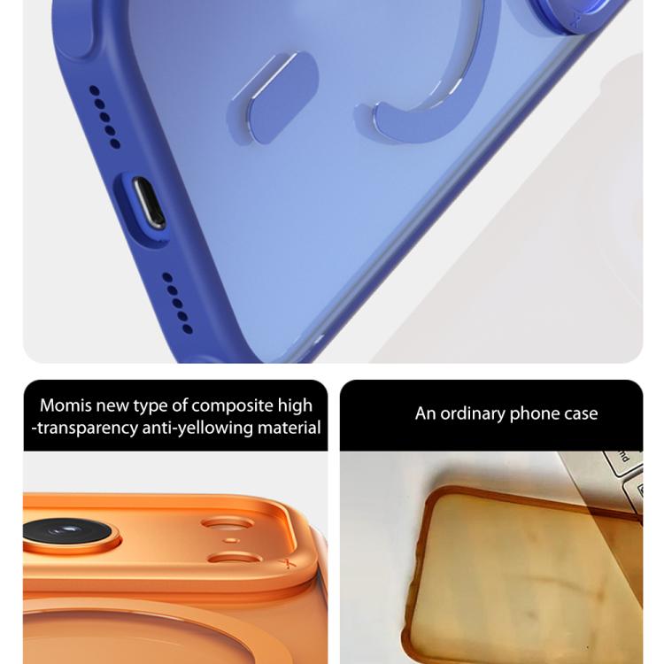 For iPhone 17 Pro Max MOMAX Airbag Shockproof MagSafe Phone Case(Orange) by MOMAX